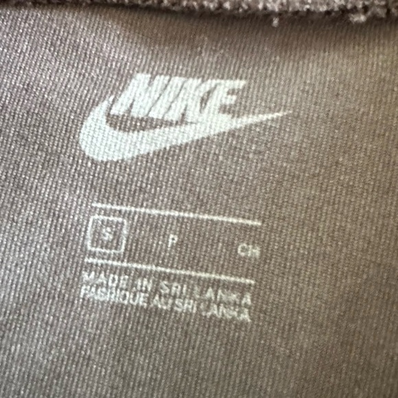 Nike Womens Small Black Gold Just Do It Graphic Leggings Cotton Knit Activewear - Picture 6 of 7